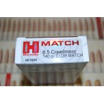 6.5 Creedmoor Hornady 140gr ELD Match - Box of 20 6.5 Creedmoor Hornady 140gr ELD Match - Box of 20